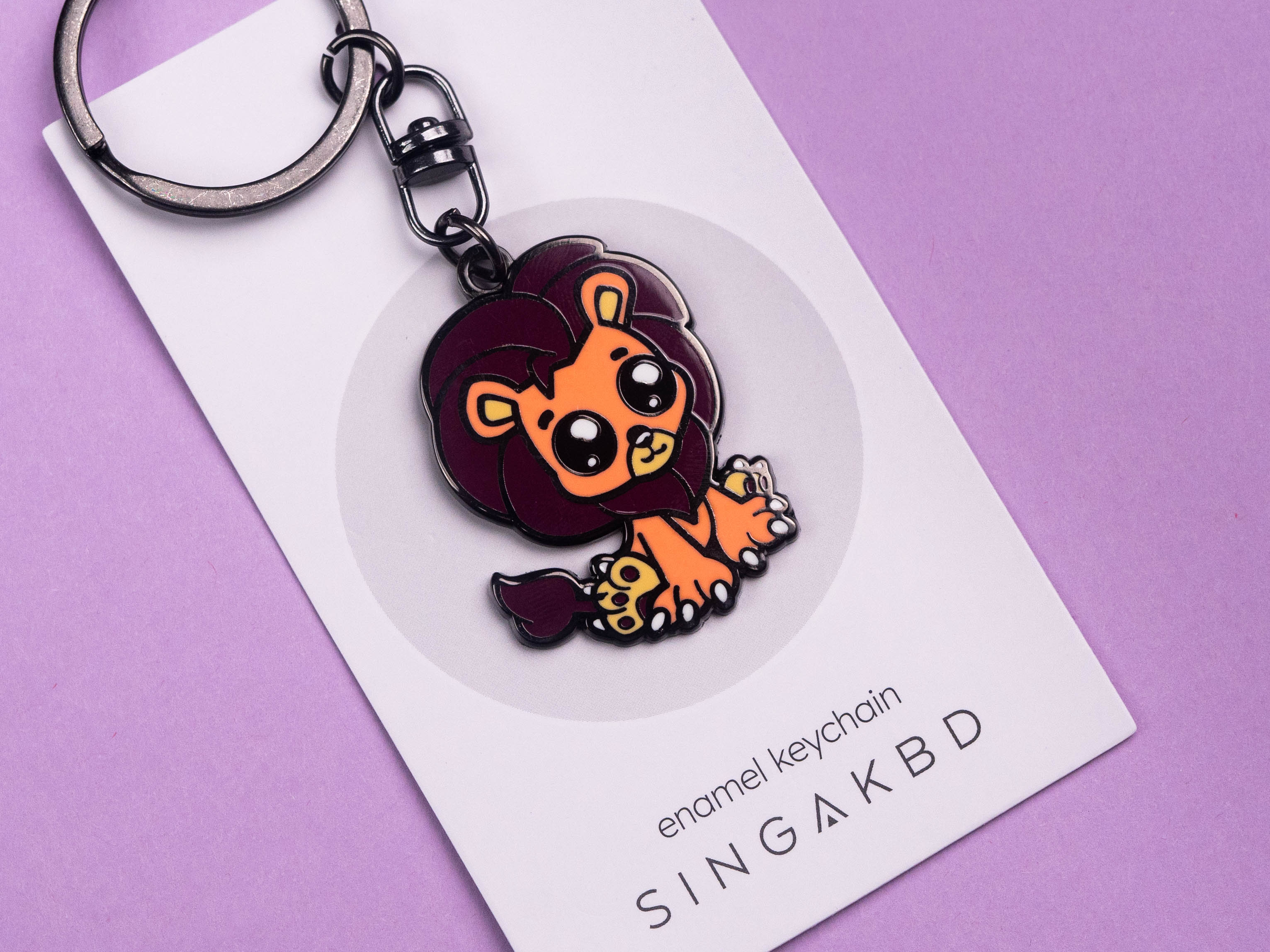 Hard Enamel Keychain