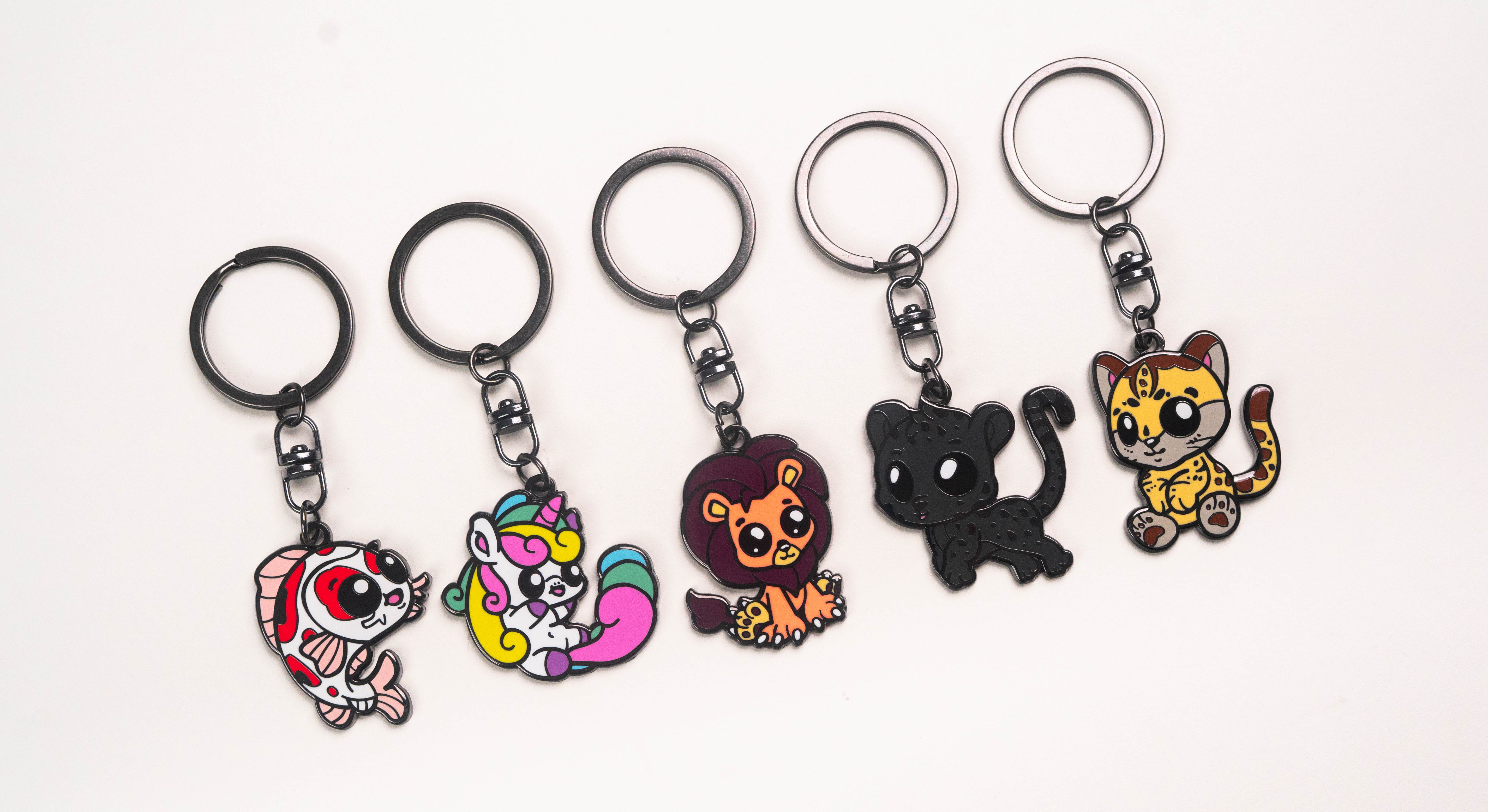 Hard Enamel Keychain